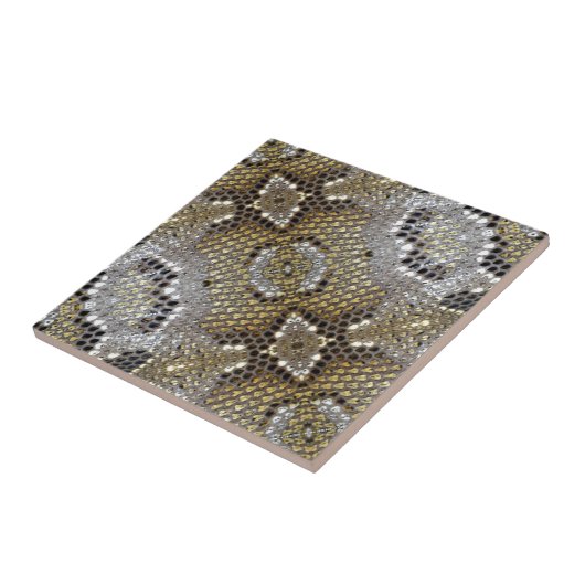 Python-Schlangenmuster für coole Tiere Fliese (Seite)