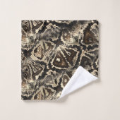 Python Skin Badhandtuch Set (Waschlappen)
