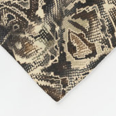 Python Skin Fleecedecke (Ecke)
