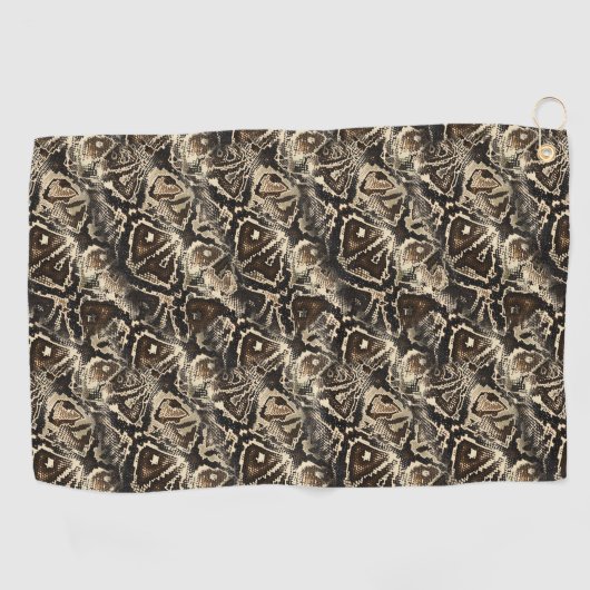 Python Skin Golfhandtuch (Horizontal)