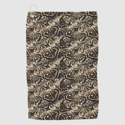 Python Skin Golfhandtuch (Vorderseite)