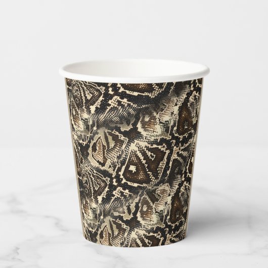 Python Skin Pappbecher (Rückseite)