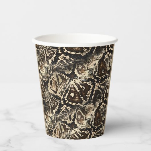 Python Skin Pappbecher (Vorderseite)