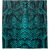 Python Skin: Schlangenmuster-Design Duschvorhang (Vorderseite)