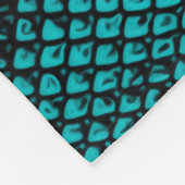 Python Skin: Schlangenmuster-Design Fleecedecke (Ecke)