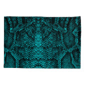 Python Skin: Schlangenmuster-Design Kissenbezug (Rückseite)