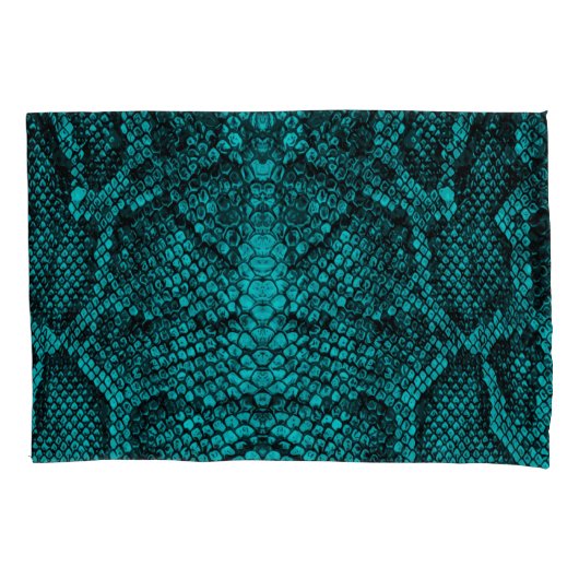 Python Skin: Schlangenmuster-Design Kissenbezug (Vorderseite)