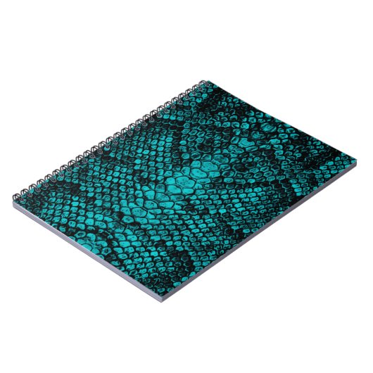 Python Skin: Schlangenmuster-Design Notizblock (Linke Seite)