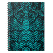 Python Skin: Schlangenmuster-Design Notizblock (Vorderseite)