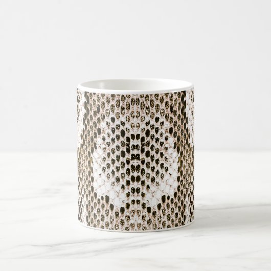 python skin, snake pattern, animal skin pattern de kaffeetasse (Mittel)