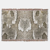 Python Skin: Tiermuster-Design Decke (Vorderseite)