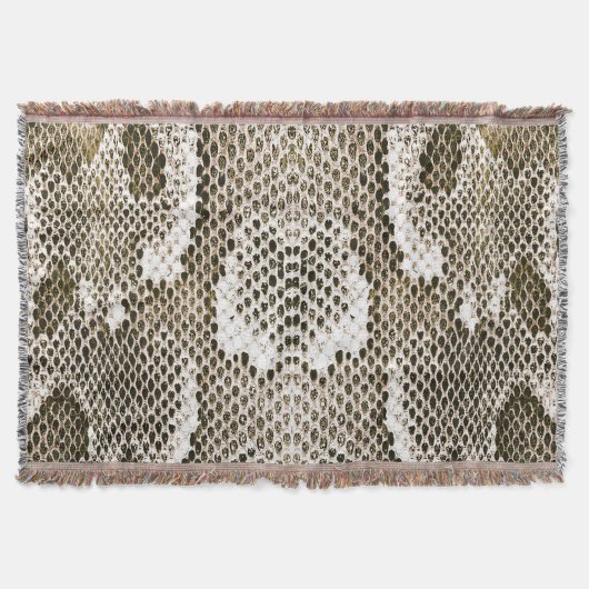 Python Skin: Tiermuster-Design Decke (Vorderseite)