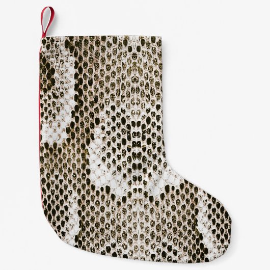 Python Skin: Tiermuster-Design Kleiner Weihnachtsstrumpf (Vorderseite)