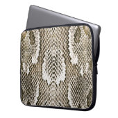 Python Skin: Tiermuster-Design Laptopschutzhülle (Vorderseite Links)
