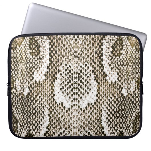Python Skin: Tiermuster-Design Laptopschutzhülle (Vorderseite)