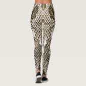 Python Skin: Tiermuster-Design Leggings (Rückseite)