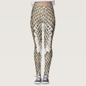 Python Skin: Tiermuster-Design Leggings (Vorderseite)