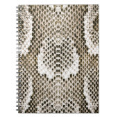 Python Skin: Tiermuster-Design Notizblock (Vorderseite)