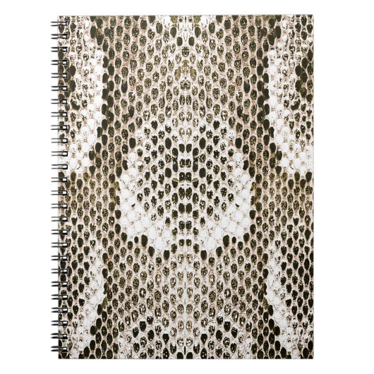 Python Skin: Tiermuster-Design Notizblock (Vorderseite)