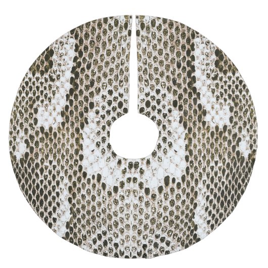 Python Skin: Tiermuster-Design Polyester Weihnachtsbaumdecke (Vorderseite)