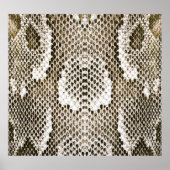 Python Skin: Tiermuster-Design Poster (Vorne)