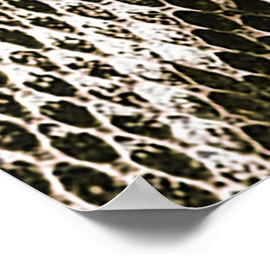 Python Skin: Tiermuster-Design Poster (Ecke)