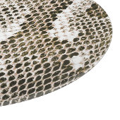 Python Skin: Tiermuster-Design Schneidebrett (Ecke)