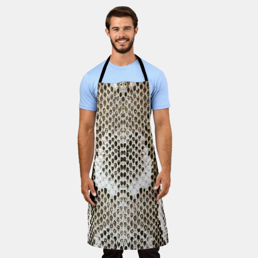 Python Skin: Tiermuster-Design Schürze (Getragen)