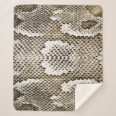 Python Skin: Tiermuster-Design Sherpadecke (Vorderseite)