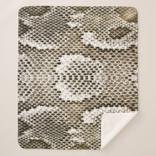 Python Skin: Tiermuster-Design Sherpadecke