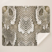 Python Skin: Tiermuster-Design Sherpadecke (Vorderseite (Horizontal))