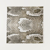 Python Skin: Tiermuster-Design Wandteppich (Vorderseite (Horizontal))