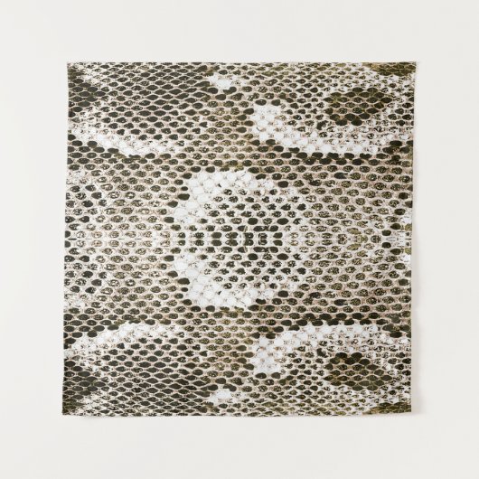 Python Skin: Tiermuster-Design Wandteppich (Vorderseite (Horizontal))
