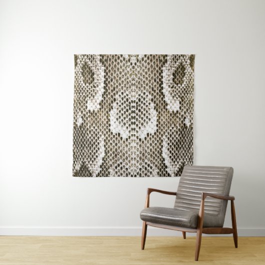 Python Skin: Tiermuster-Design Wandteppich (Beispiel)