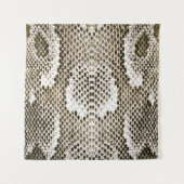 Python Skin: Tiermuster-Design Wandteppich (Vorderseite)