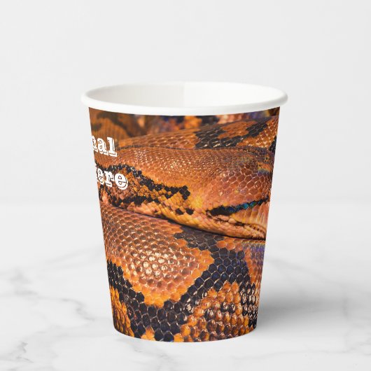 Python Snake Pappbecher (Links)