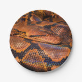 Python Snake Pappteller (Vorderseite)