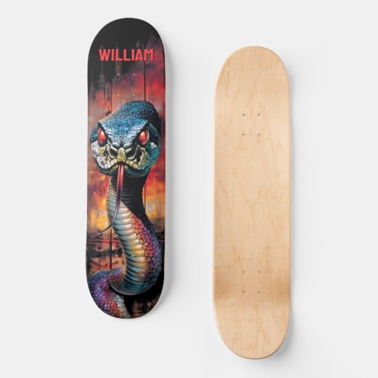 Python Snake Skateboard (Vorderseite)
