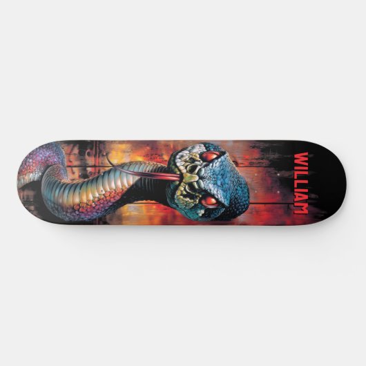 Python Snake Skateboard (Horizontal)