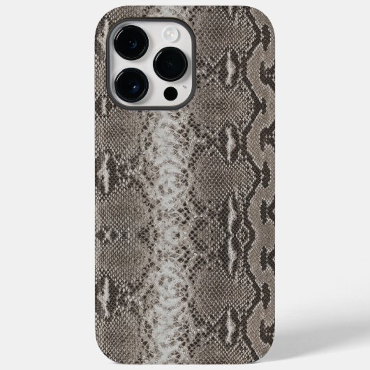 Python Snake Skin Animal Print Case-Mate iPhone Hülle (Rückseite)