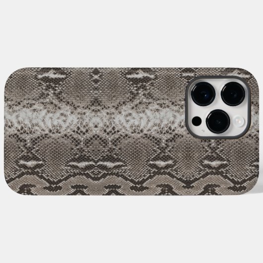 Python Snake Skin Animal Print Case-Mate iPhone Hülle (Rückseite (Horizontal))