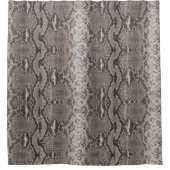 Python Snake Skin Animal Print Duschvorhang (Vorderseite)
