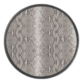Python Snake Skin Animal Print Eishockey Puck (Vorderseite)
