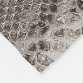Python Snake Skin Animal Print Fleecedecke (Ecke)