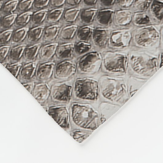 Python Snake Skin Animal Print Fleecedecke (Ecke)