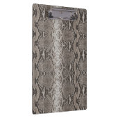 Python Snake Skin Animal Print Klemmbrett (Rechts)