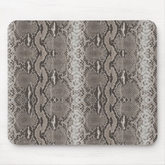 Python Snake Skin Animal Print Mousepad (Vorne)