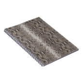 Python Snake Skin Animal Print Notizblock (Rechte Seite)