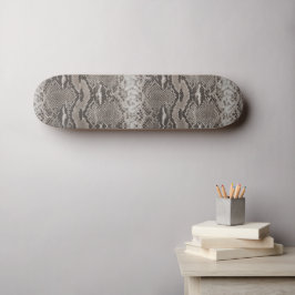 Python Snake Skin Animal Print Skateboard