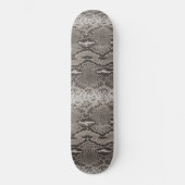 Python Snake Skin Animal Print Skateboard (Vorderseite)